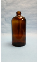 32OZ Amber Boston Round 33-400 32OZ Amber Boston Round 33-400