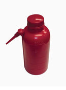 Wash Bottles, Unitary, Red, 500ml Wash Bottles, Unitary, Red, 500ml