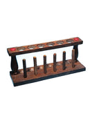 Wooden Test Tube Rack, 6-Tube Wooden Test Tube Rack, 6-Tube