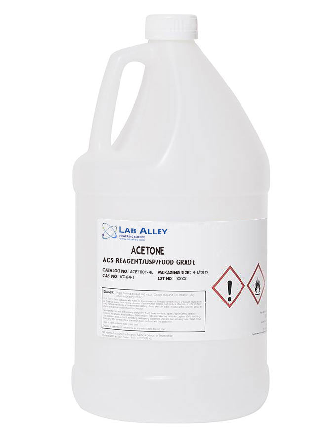 Acetone 100% ACS Reagent/USP/Food Grade ≥99.8%