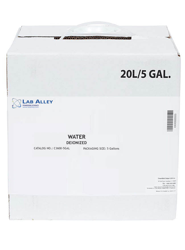 Deionized Water Lab Grade