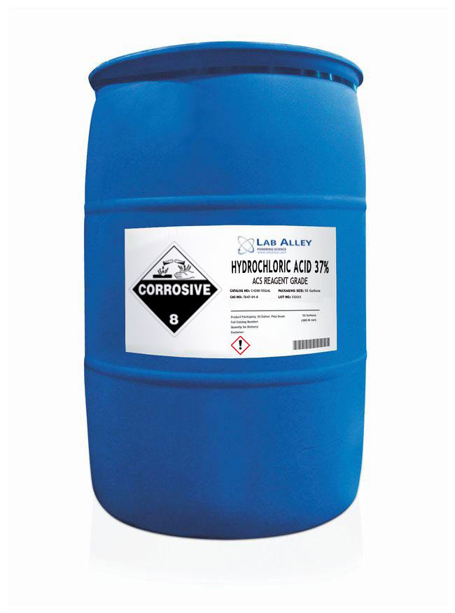 Hydrochloric Acid 37% Solution, ACS Reagent Grade