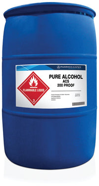 Ethyl Alcohol 200 Proof (100%), ACS Grade, 55 Gallon Drum