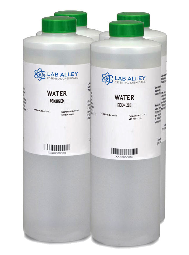 Deionized Water Lab Grade