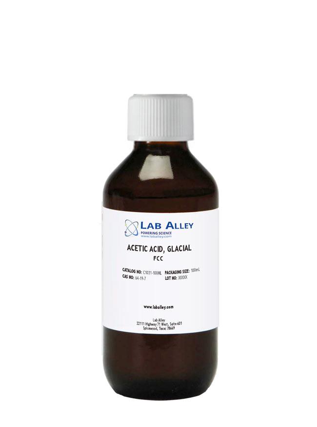 Acetic Acid. Glacial, FCC, 100ml