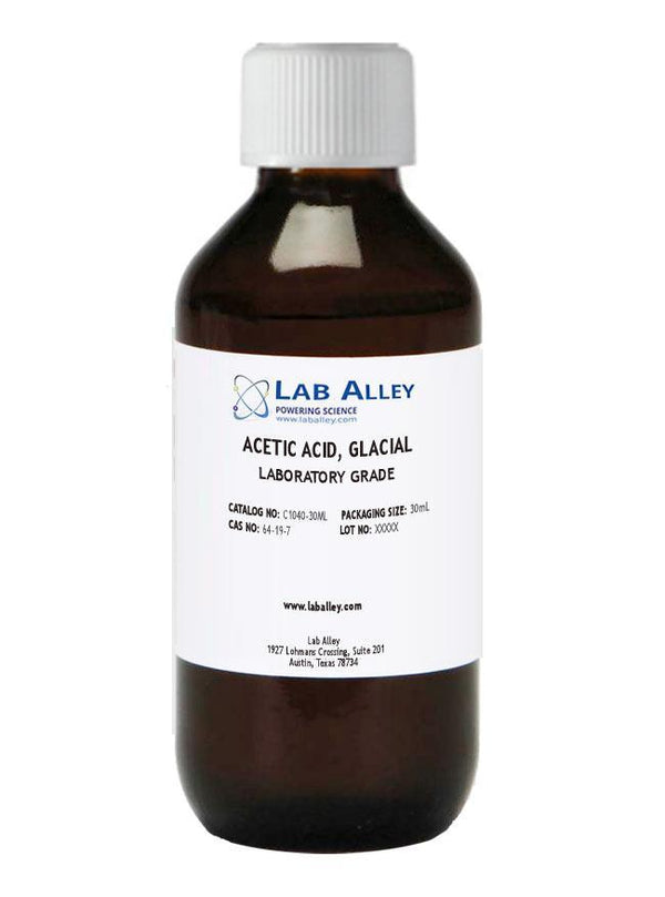 Acetic Acid Glacial, Laboratory Grade, 30ml
