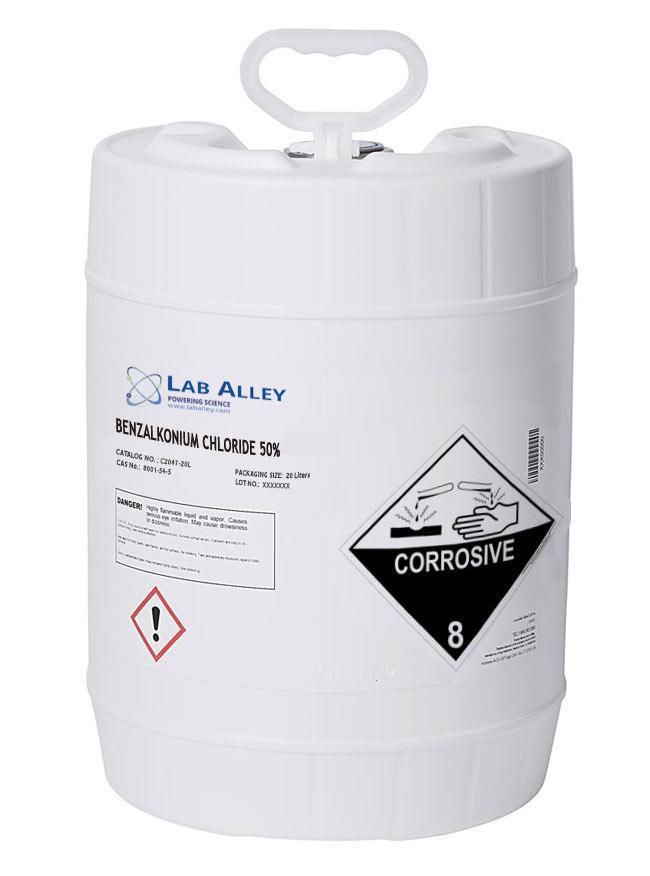 Benzalkonium Chloride | 50% Concentration | 5 Gallons