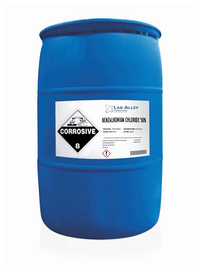 Benzalkonium Chloride | 50% Concentration | 55 Gallons