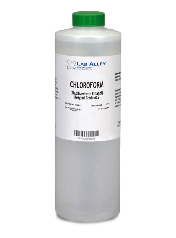 Chloroform ACS, 1 Liter Pastic Bottle