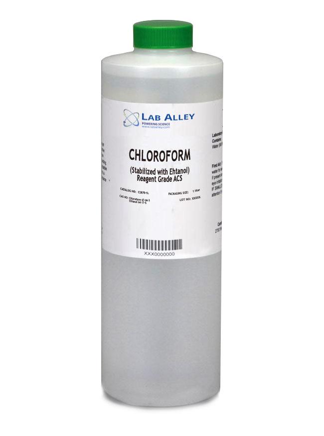 Chloroform ACS, 1 Liter Pastic Bottle