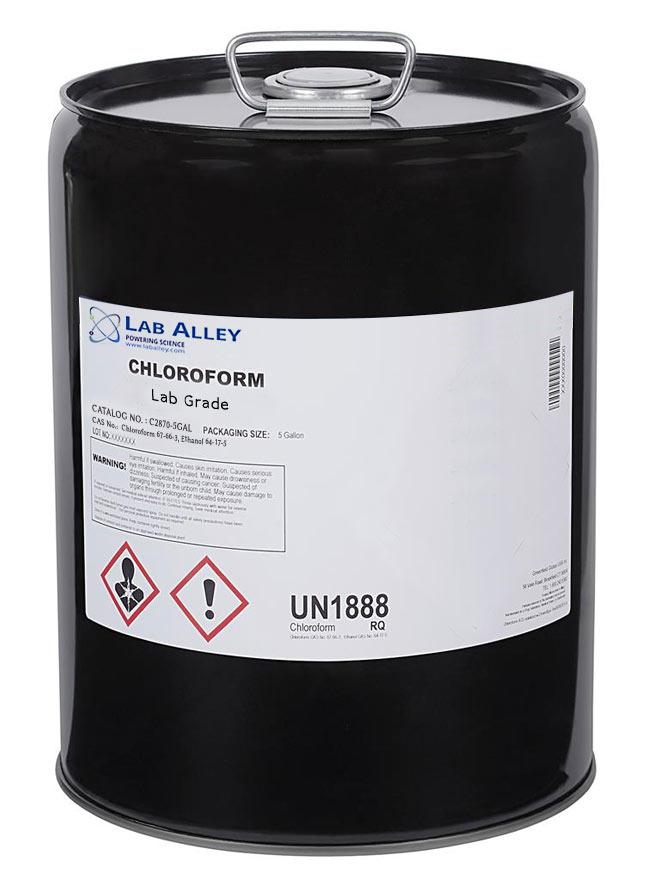 Chloroform Lab Grade, 5 Gallon Pail, Metal 