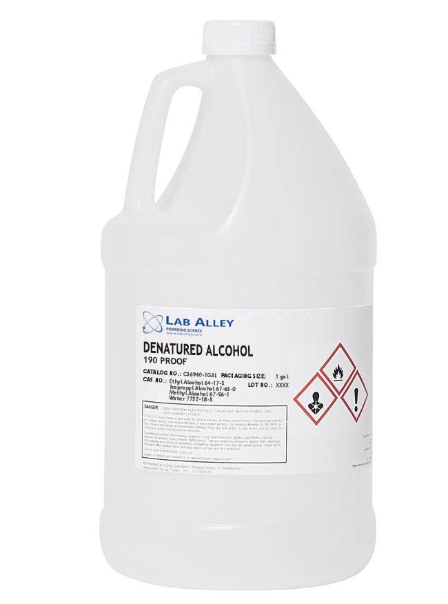 Denatured Ethanol 190 Proof, 1 Gallon