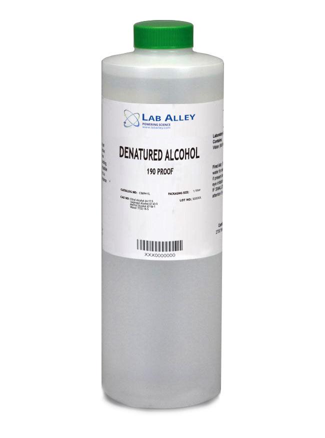 Denatured Ethanol 190 Proof, 1 Liter