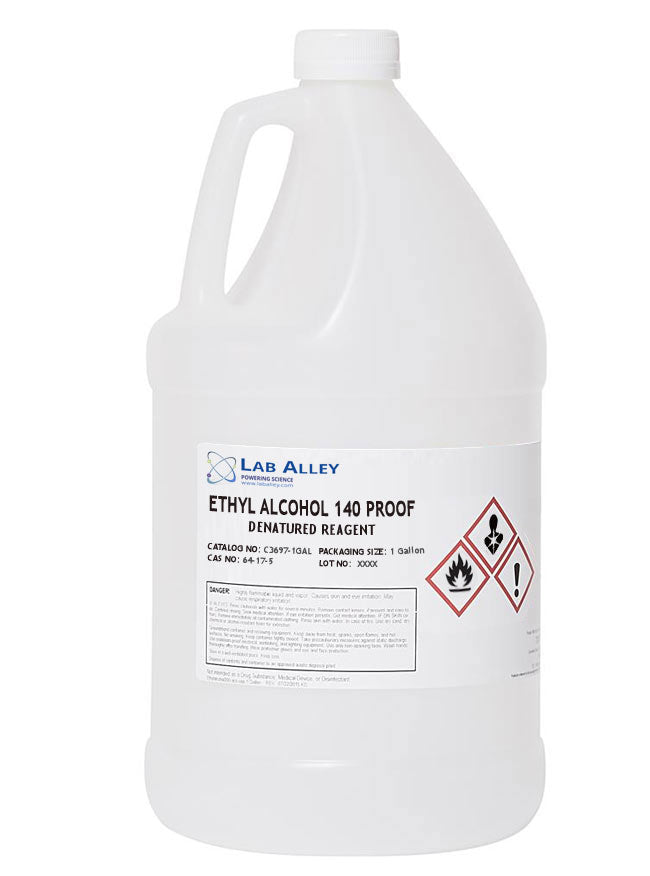 Ethanol 140 Proof (70%) Denatured Alcohol, 1 Gallon