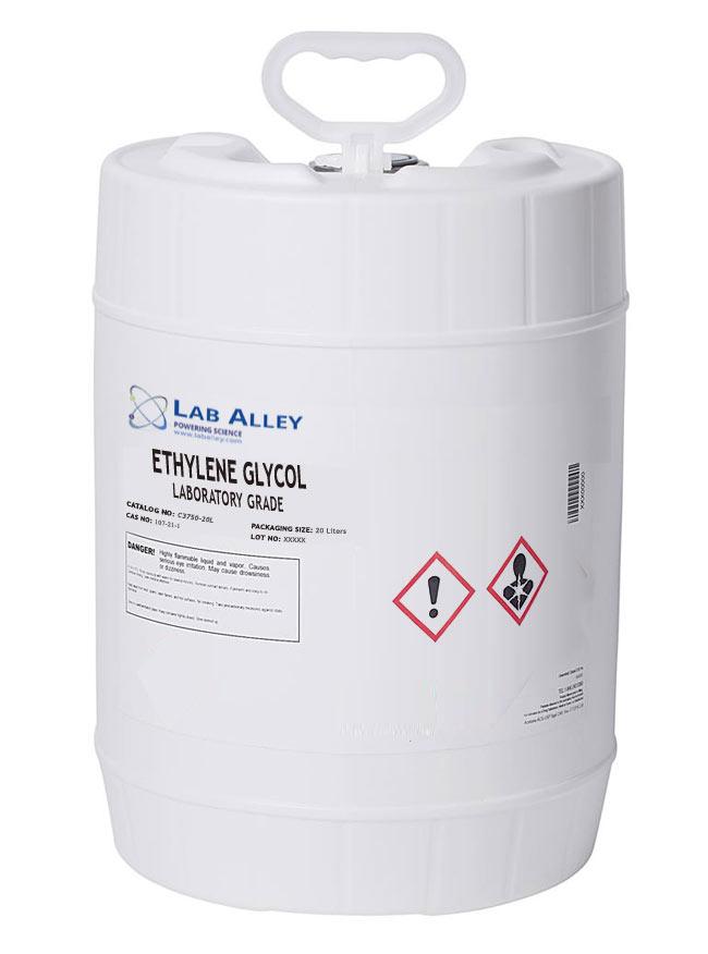 Lab Grade Ethylene Glycol 20l