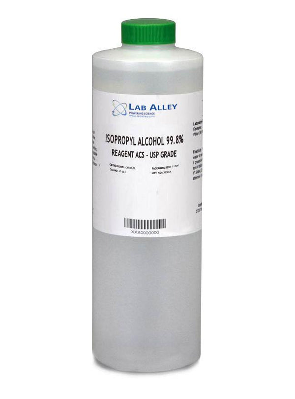 Isopropyl Alcohol (IPA), 99.8%, ACS/USP Grade, 1 Liter
