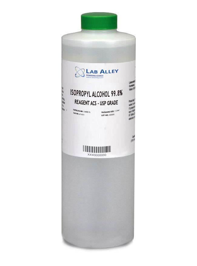 Isopropyl Alcohol (IPA), 99.8%, ACS/USP Grade, 1 Liter