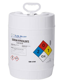 Sodium Hypochlorite 12.5% to 15%, 20 liters