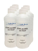 Ethanol 200 Proof, Undenatured, ACS-USP Grade, Tax Paid, 6x500ml