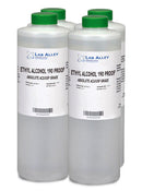 Ethanol 190 Proof, Undenatured, Food Grade Ethanol, ACS-USP Grade, Tax Paid, 4x1 Liter