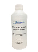 Ethanol 190 Proof, Undenatured, Food Grade Ethanol, ACS-USP Grade, Tax Paid, 500ml