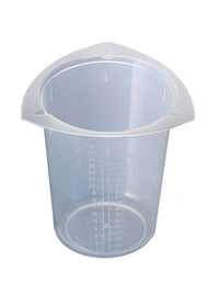 Tri-Cornered Beakers, 100mL Clear Polypropylene