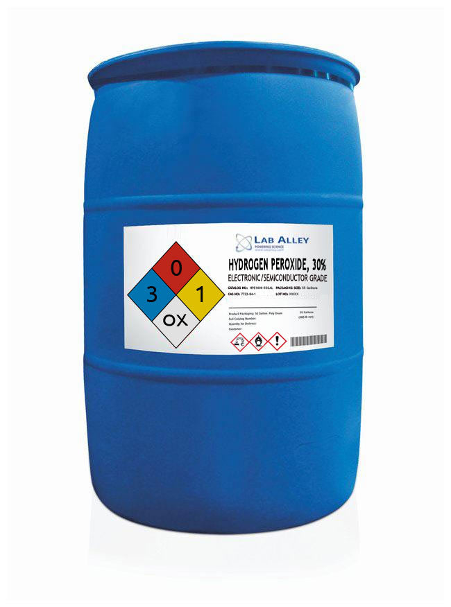 Hydrogen Peroxide 30% Solution, Electronic/Cleanroom Grade