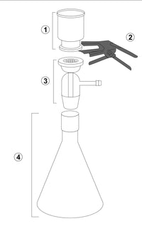 Vacuum Filter Holder Set, 47mm